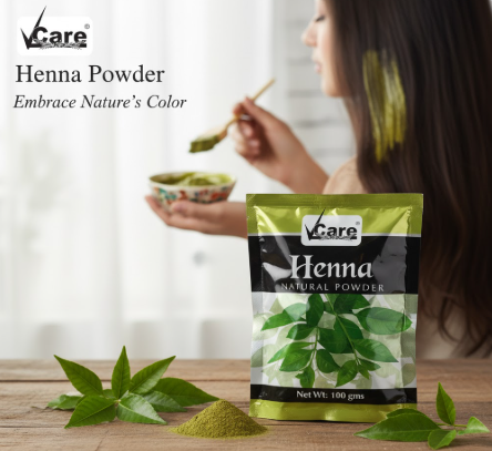 Vcare Henna Natural Hair Color Powder 100g